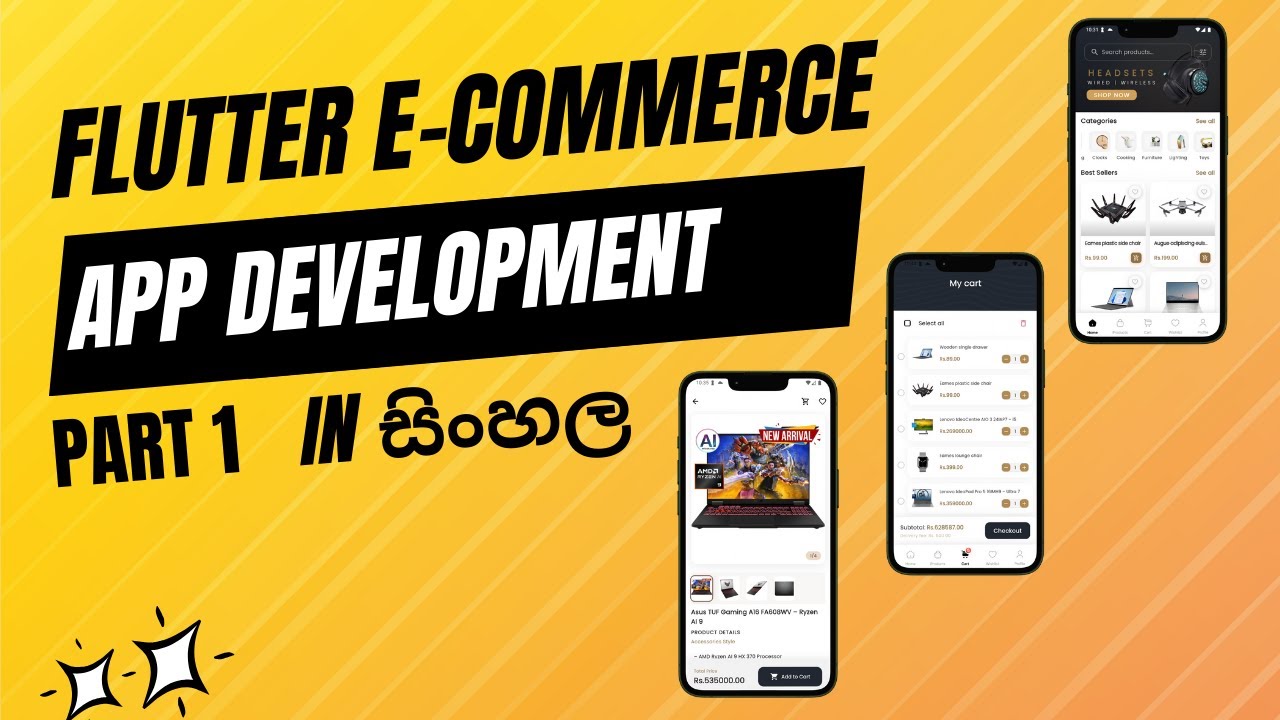 Flutter E-Com App Development Part - 1 (Flutter Clean Architecture with BLoC | Feature-Based)