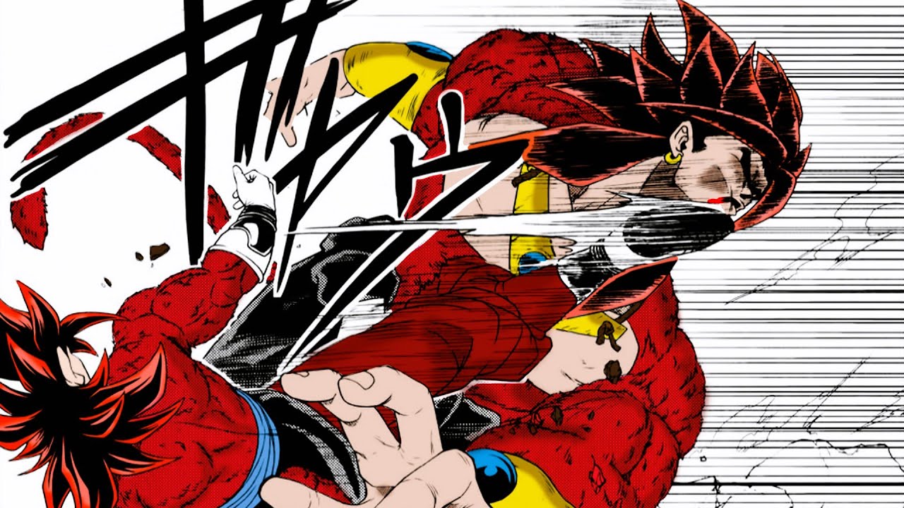 Vegetto Limit Breaker vs Broly SSJ4 Limit Breaker Manga Dragon Ball
