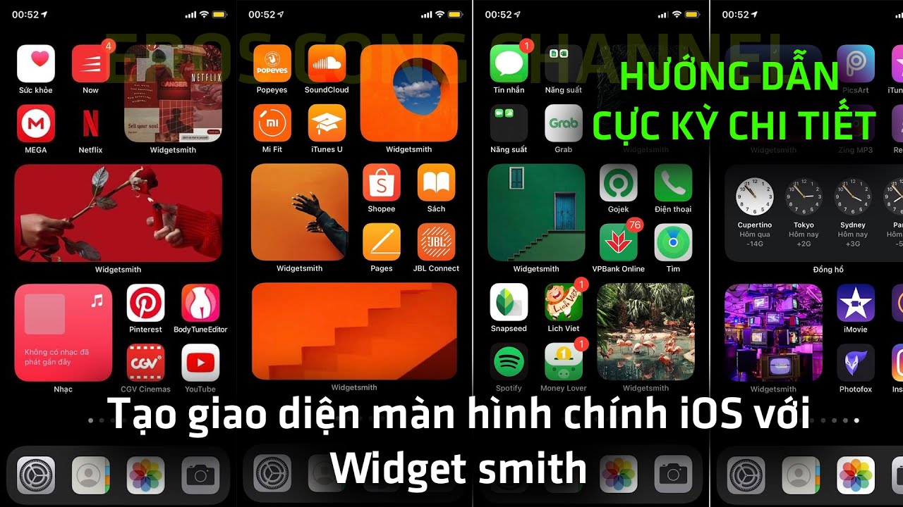 Widget trên iOS 14 đang tạo nên cơn sốt cộng đồng đua nhau sáng tạo giao  diện iPhone cực đẹp