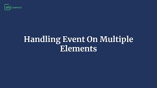 JavaScript: Handle Click Events on Multiple Elements with Parameters