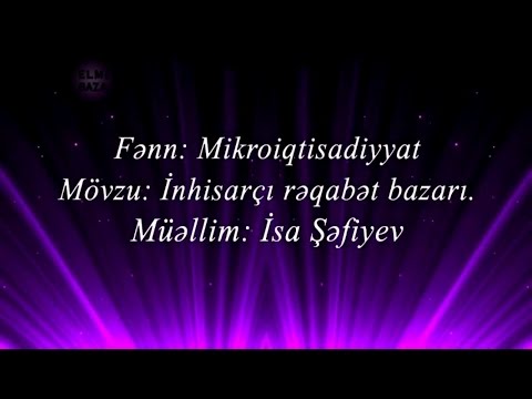 Video: Bazarda rəqabət nədir?