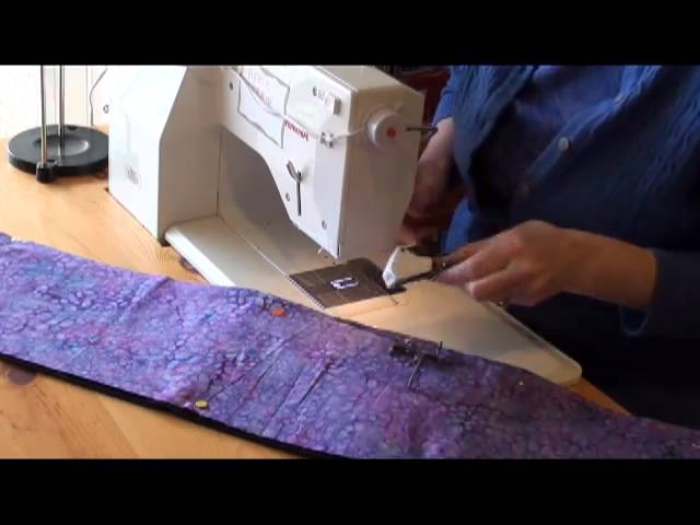 Using a sewing stiletto. Sewing tools and gadgets 