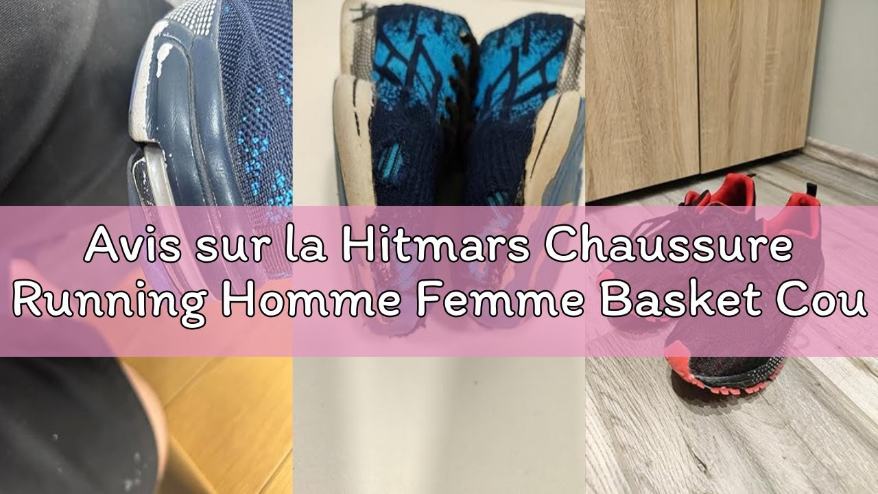 Chaussures Fitness Unisexes Baskets Sport Homme Femme Hitmars - Chaussures Course Légeres Fitness Noir Blanc EU36-47 Chaussures Fitness Unisexes Baskets Sport Homme Femme Hitmars - Chaussures Course Légeres Fitness Noir Blanc EU36-47