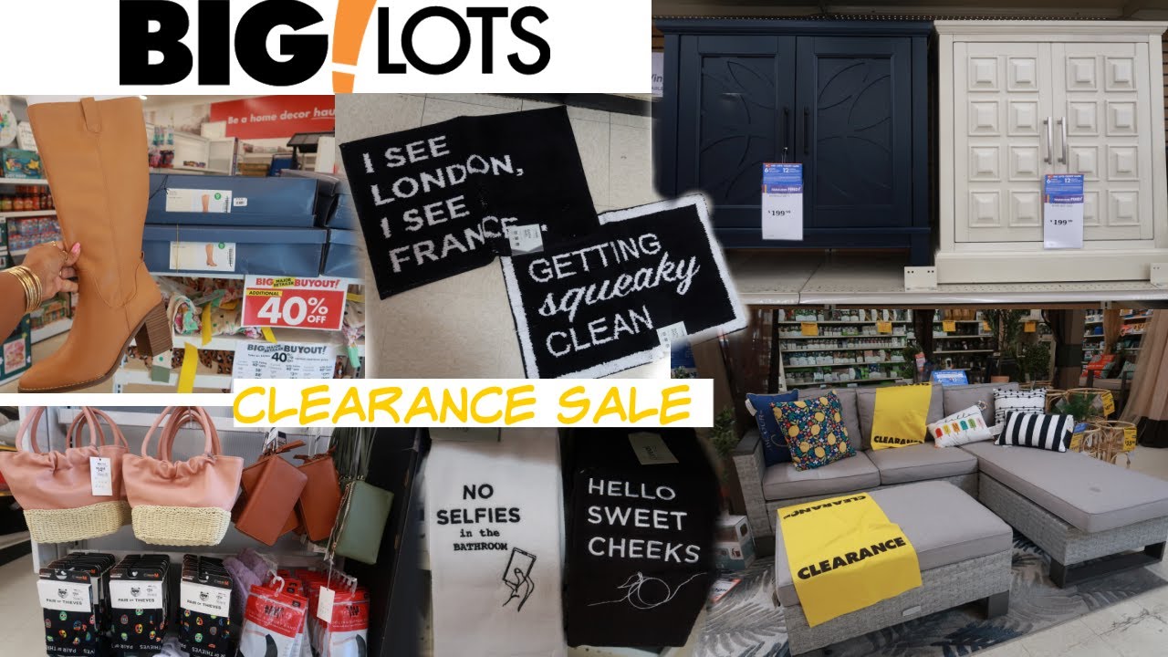 BIG LOTS CLEARANCE SALE * TARGET FINDS & MORE 