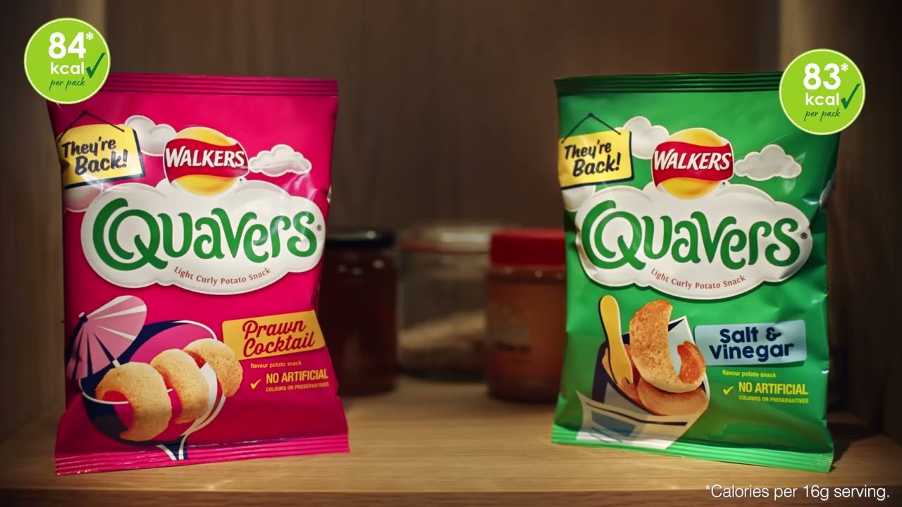 Walkers Crisps | Quavers flavours that take you back 📺📺