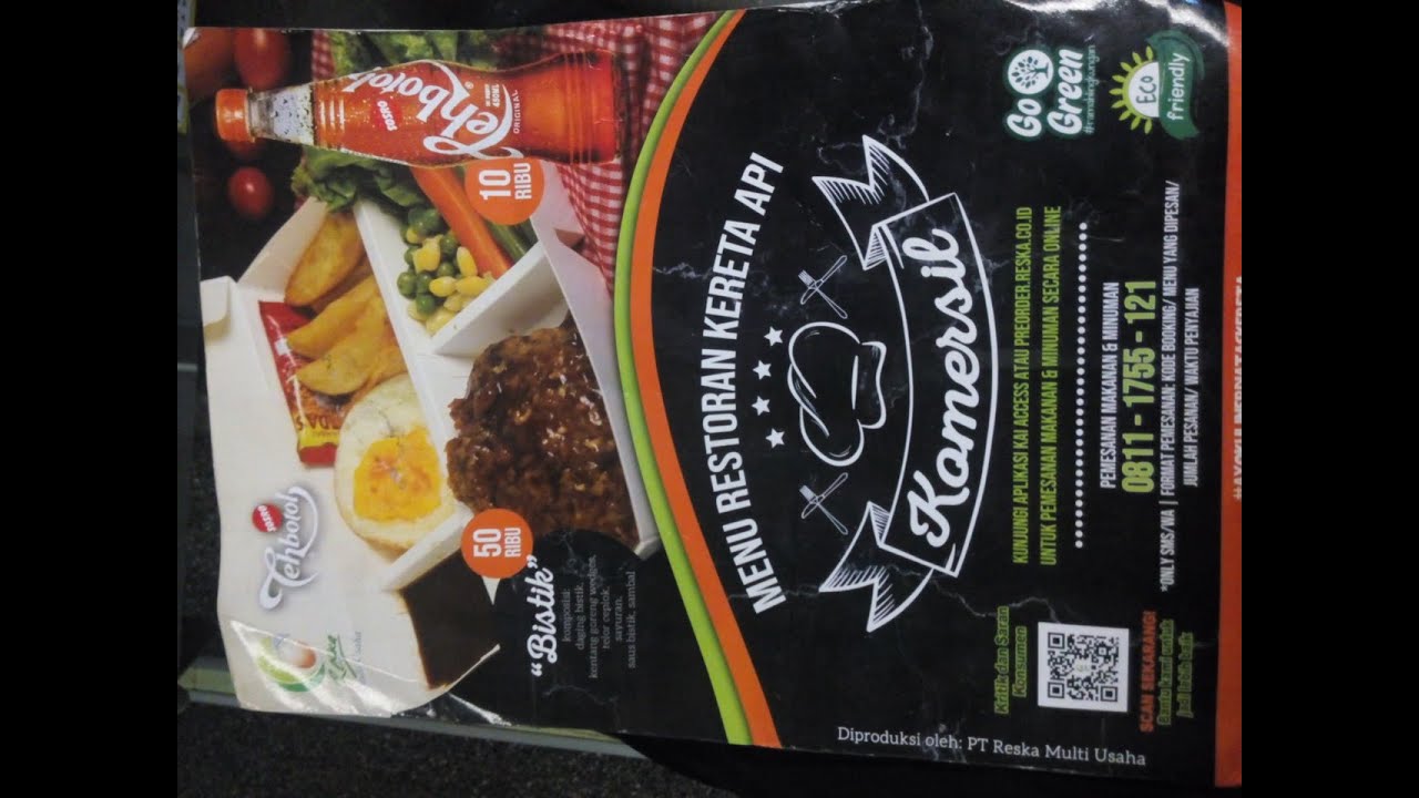 Menu Reska MENU KERETA API RESKA RESTORAN - YouTube