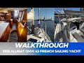 1998 alubat onvi 43 french sailing yacht walkthrough