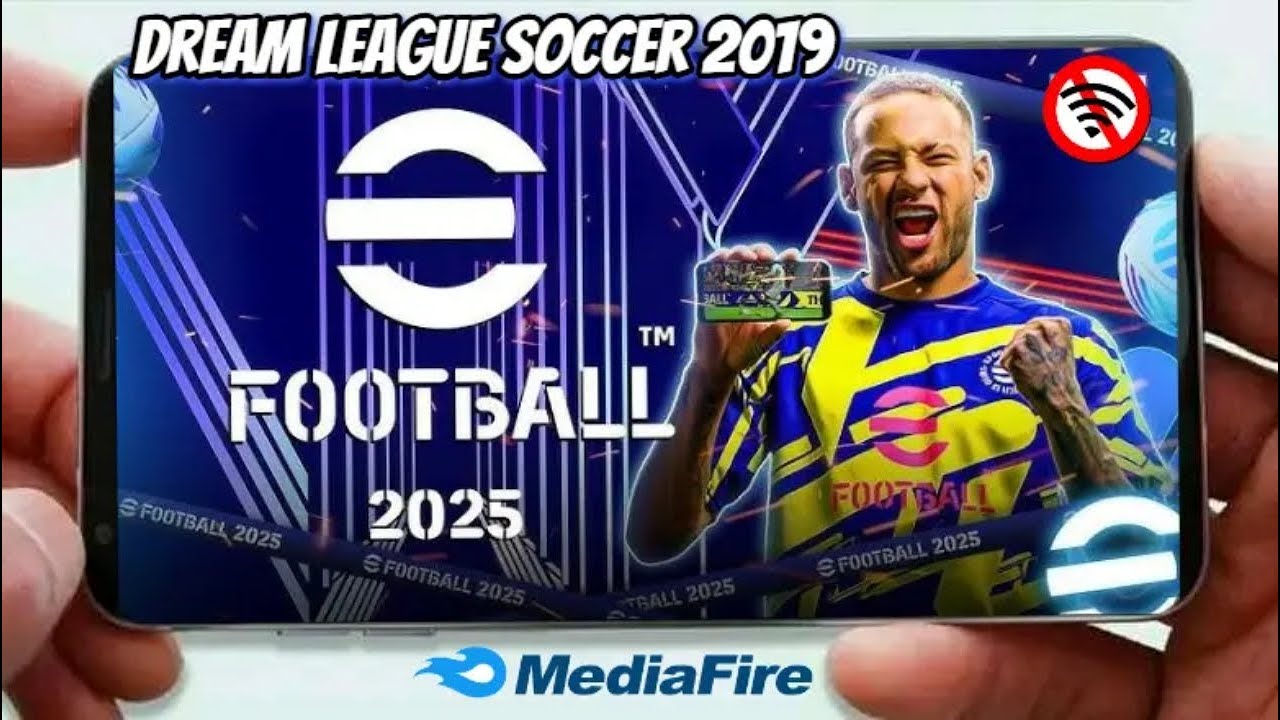DLS 2019 MOD EFOOTBALL 2025 APK OBB DATA OFFLINE FOR