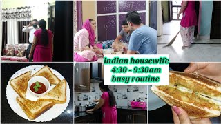 Husband's meeting | My 4:30 A.M to 9:30 A.M routine | Sandwich recipe| Haridwar Family Vlogs