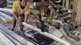 MAXIMUM Wood Slicing Speed! Precision Long Beams Start Here