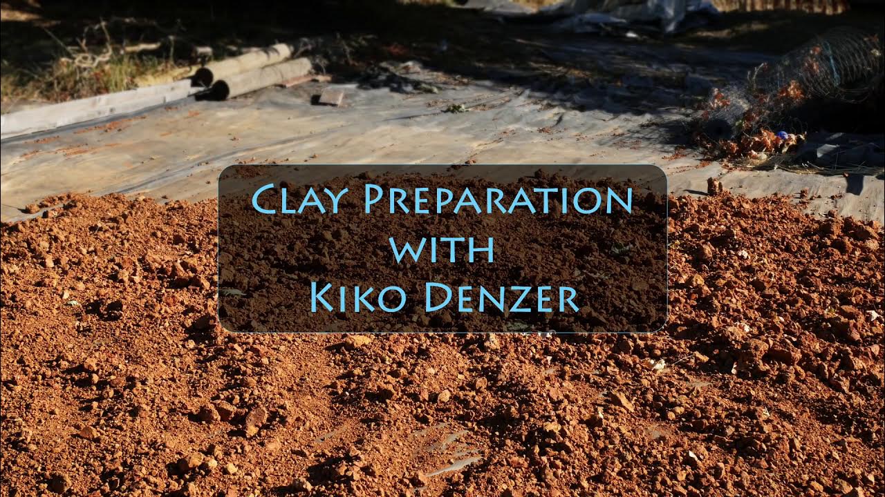 How to prepare clay soil for cob (ovens), earthen plaster, and other
