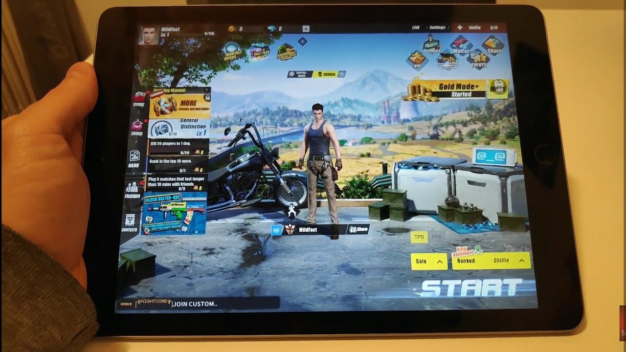 RULES OF SURVIVAL iPad 2018 MAX SETTINGS