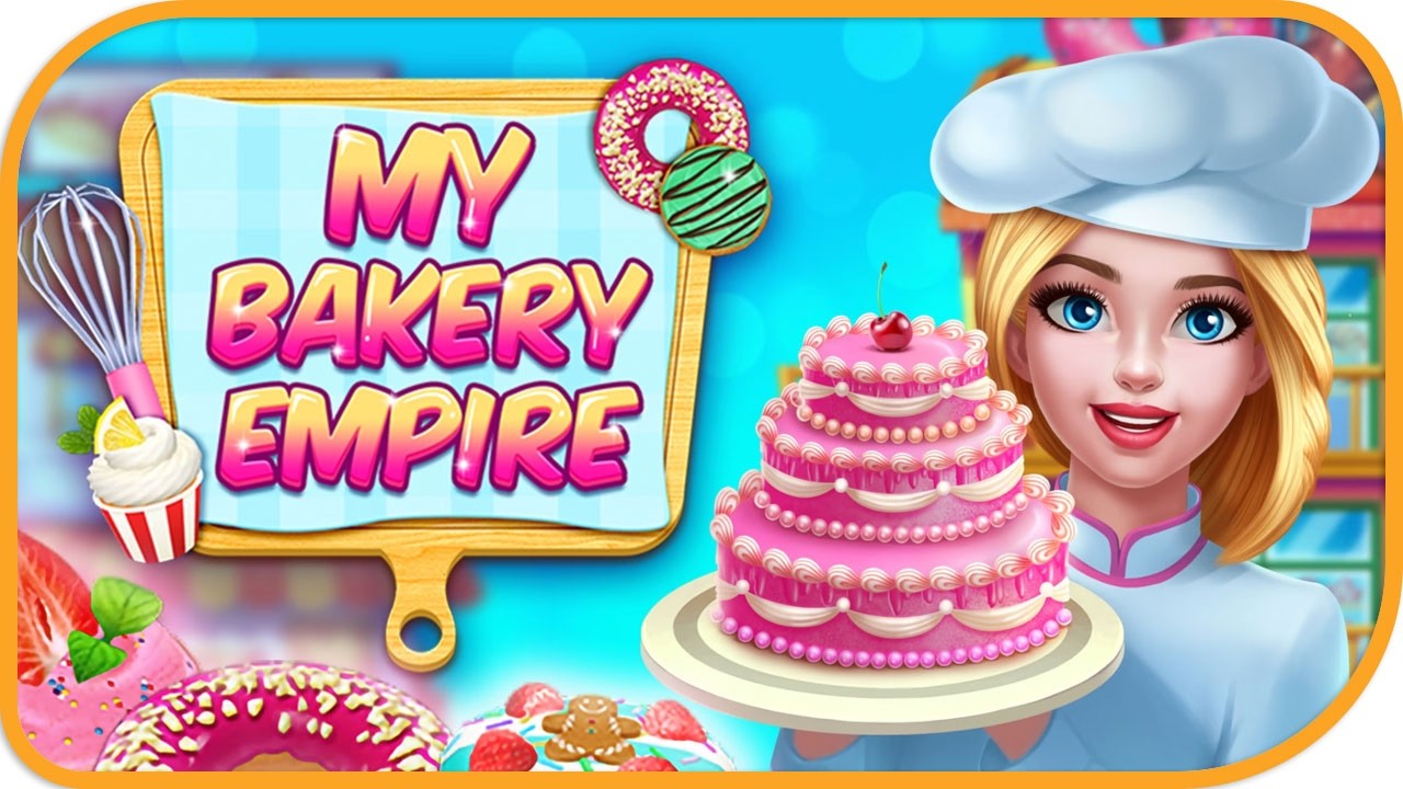 Fun 3D Cake Cooking Game My Bakery Empire Color, Decorate&Serve Cakes Heart&butterfly princess cake