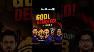 BIG UPDATE 🚨 GODLIKE SENT TO GROUP B! #bgmi #bmps #gaming #jonathan #news #godlike #soul #ewc