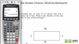 ACT Math: Working Backwards Problem #2