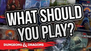 What Adventure Should You Play in D&D 5e? | A Tutorial for New or Experienced DM's