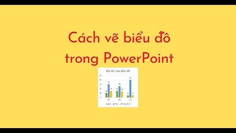 Cách vẽ biểu đồ trong PowerPoint
