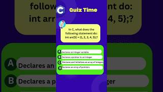 C Programming #cprogramming #computerscience #ctutorials #c #cforbeginners #mcqs #quiz #pointersinc