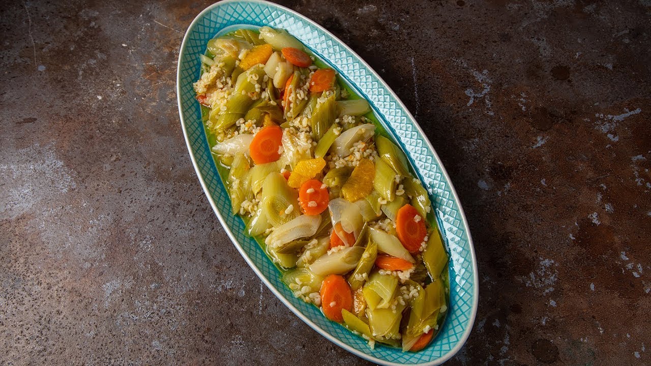 Zeytinyağlı Narenciyeli Pırasa - Arda'nın Ramazan Mutfağı 98. Bölüm