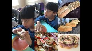 (2021-01-30) Ceviche con pan francés casero