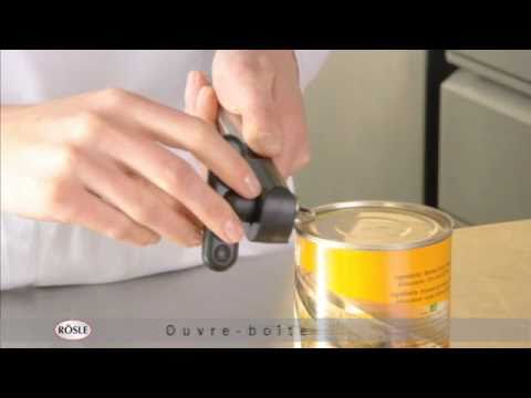 Rosle Side Can Opener with Pliers Grip