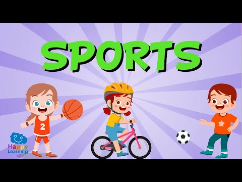 Los deportes en inglés para niños Video de Peques Aprenden Jugando 