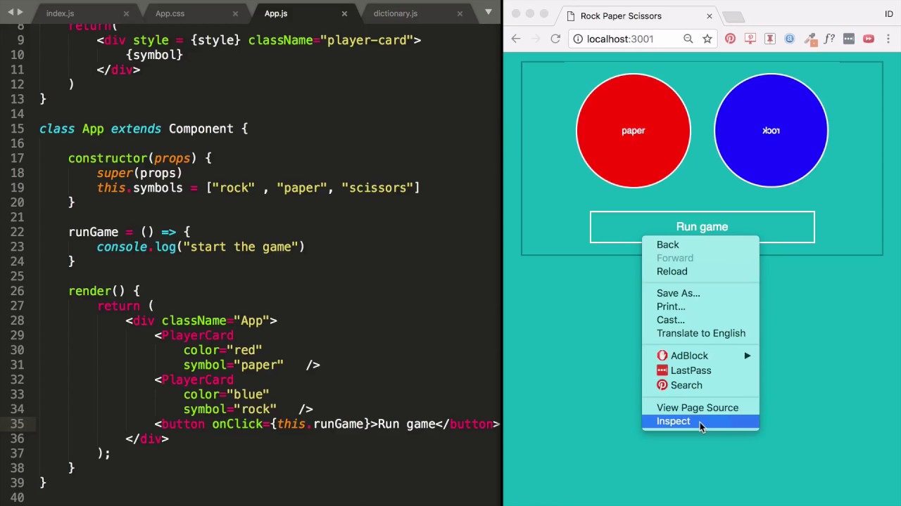 Video course: Learn React — how to build a simple Rock Paper Scissors game | by Daniel — JS Craft | HackerNoon.com | Medium Video Course: Learn React — How To Build A Simple Rock Paper Scissors Game | By Daniel — Js Craft | Hackernoon.Com | Medium