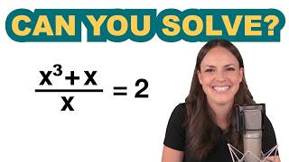 How Fast Can YOU Solve This? – Fractional Equation