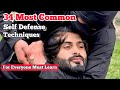 34 most common self defence techniques by  raja tayyab  how to defend yourself  road fight trick