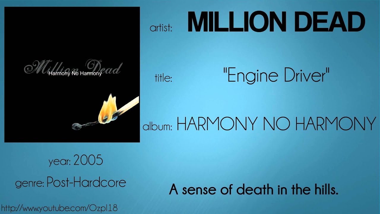 Million Dead - Engine Driver (synced lyrics)