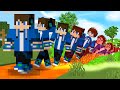 Minecraft but from 2d to 3d to 4d to 5d