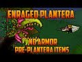 Terraria  enraged plantera no armor  preplantera gear