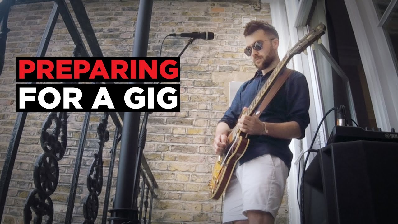 How I Prepare For A Gig - YouTube