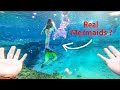 Found REAL MERMAIDS While Scuba Diving Crystal Clear Lagoon!!
