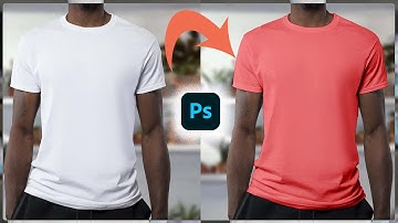 Change T-shirt color using Photoshop in just 1 minute | Photoshop tutorials