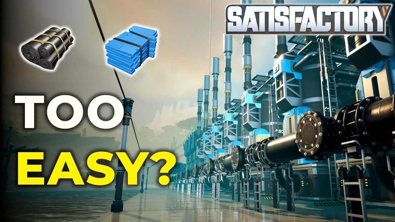 The Best Starter Oil Setup Is Simple With Blueprints Satisfactory the-best-starter-oil-setup-is-simple-with-blueprints-satisfactory