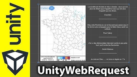 UnityWebRequest communiquer avec les serveurs Web dans UNITY