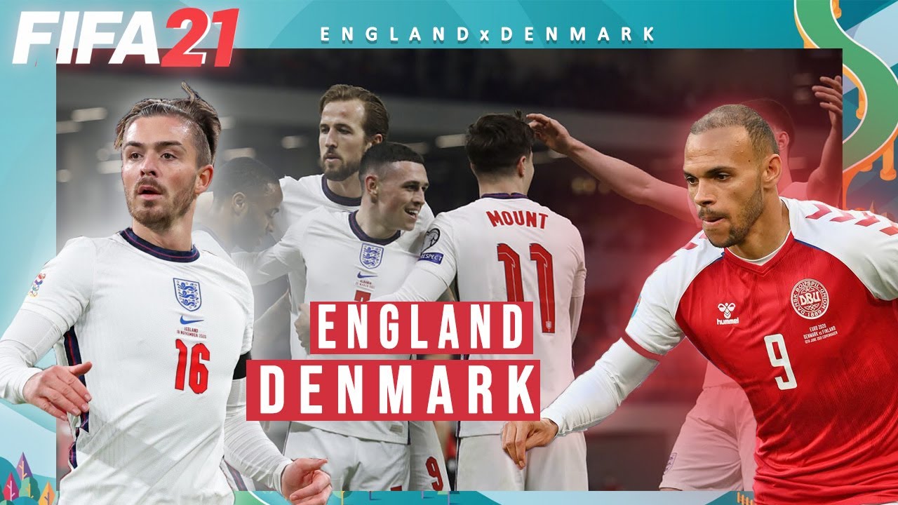 England vs Denmark goals highlights | Semi Final 2021 | Fifa 21 Prediction match