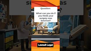What can you do if you feel your surgery was botched?