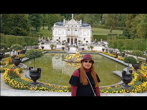 วีดีโอ: ปราสาทในเยอรมนี: Linderhof