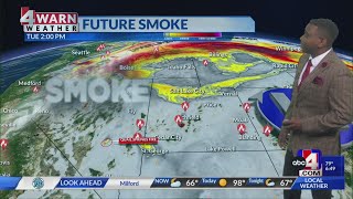 Monsoon moisture hangs around with record breaking heat into the weekend