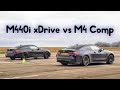 Drag Race - New BMW M4 vs M440i & Lap Time Battle | 4K