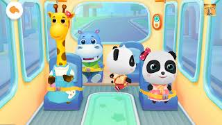 Baby Panda School Bus | Go Shopping | Kids Cartoon | Kids Videos | BabyBus Gameplay screenshot 3