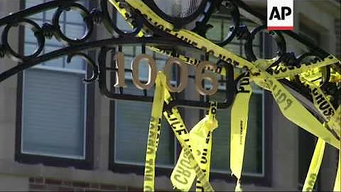 Raw: Protestors Chant Outside Minn. Gov. Mansion