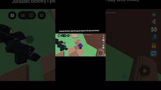 #Jurassic blocky Roblox Favorite game