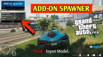 Add On Spawner Vehicle Spawner Mod | Save Vehicle | Solution for Error: Invalid Model | Hindi GTA 5