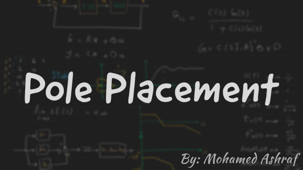 Lecture 15 | Pole Placement | Control of Inverted Pendulum | in Arabic ...