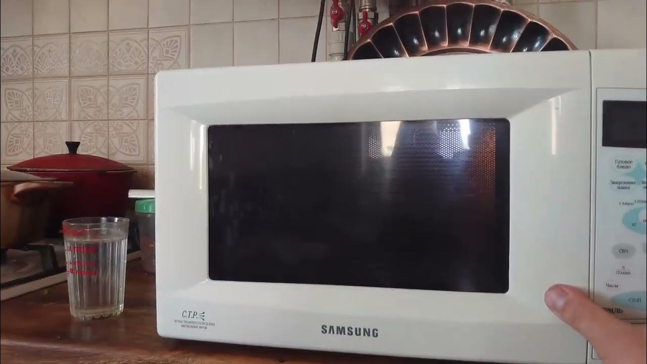 Микроволновка Samsung CE2738NR - YouTube