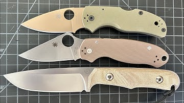 Spyderco Para 3 CPM-15V Brown G10 Sprint Run #para315v #youtube #video #spydercoknives