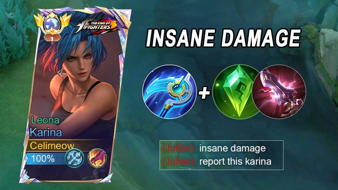 INSANE DAMAGE KARINA IS HERE🔥 TOP GLOBAL KARINA 2026!! MLBB